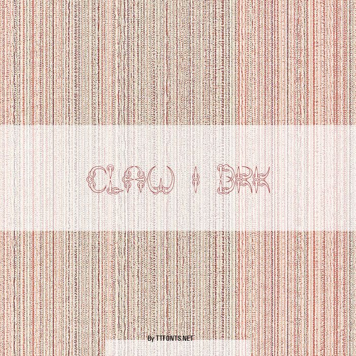 CLAW 1 BRK example