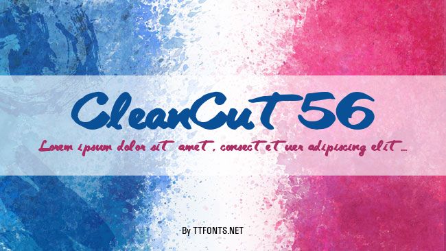 CleanCut56 example