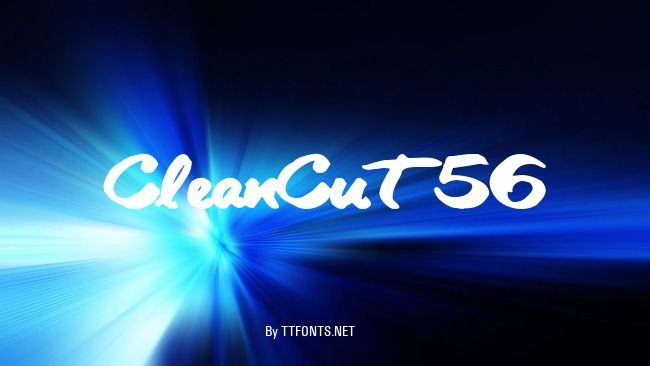 CleanCut56 example