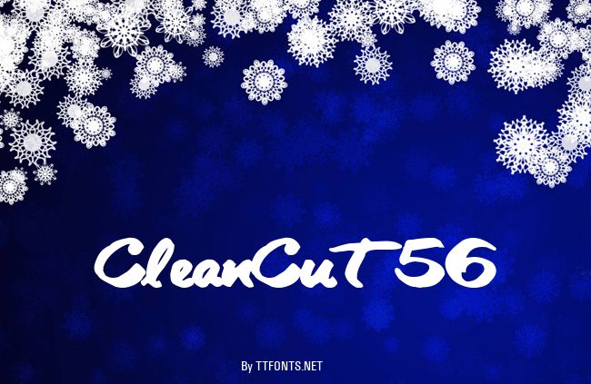 CleanCut56 example