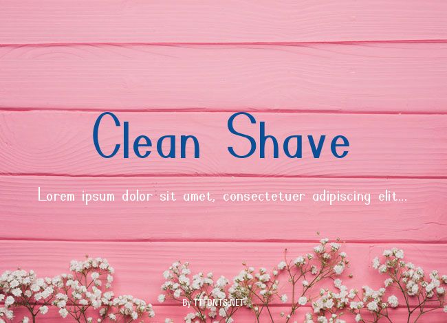 Clean Shave example