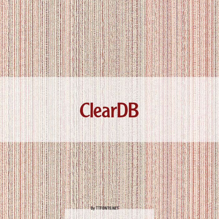 ClearDB example