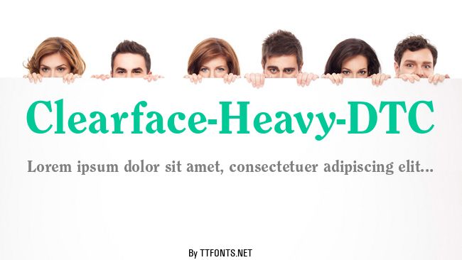 Clearface-Heavy-DTC example