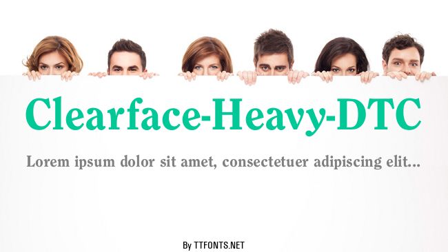 Clearface-Heavy-DTC example