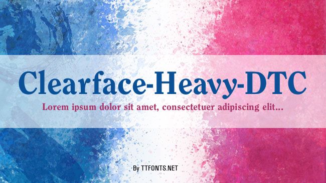Clearface-Heavy-DTC example