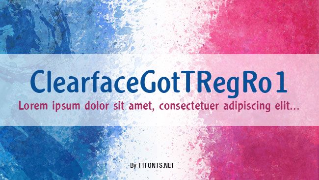 ClearfaceGotTRegRo1 example