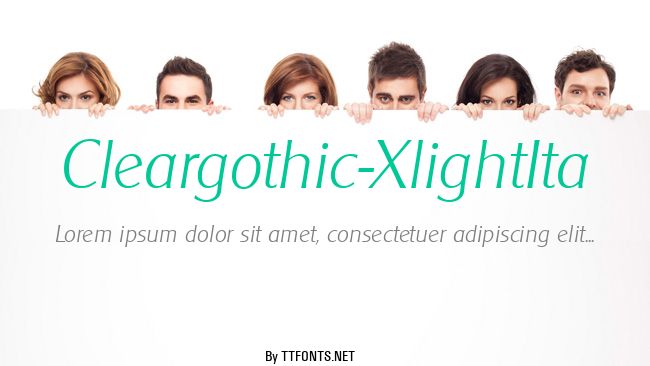 Cleargothic-XlightIta example
