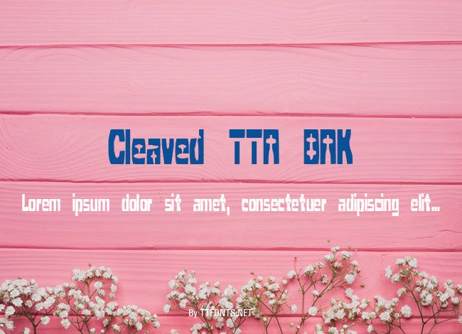 Cleaved TTR BRK example