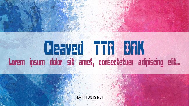 Cleaved TTR BRK example