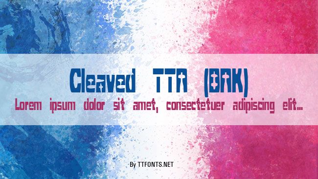 Cleaved TTR (BRK) example