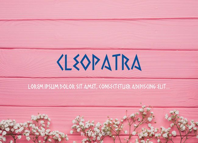 Cleopatra example