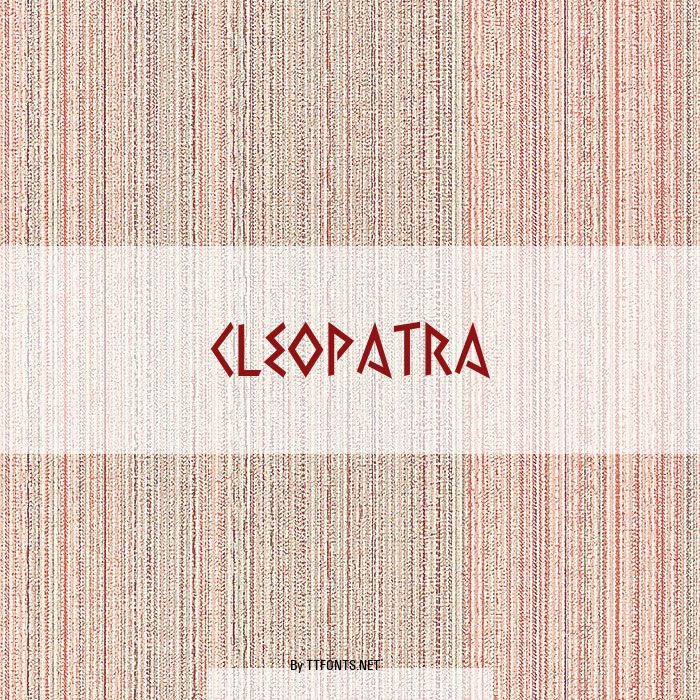 Cleopatra example