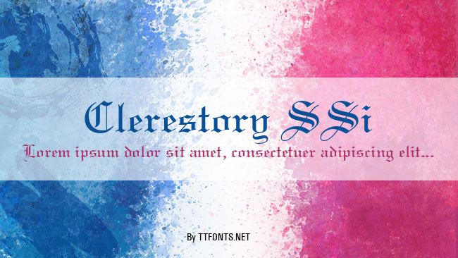 Clerestory SSi example
