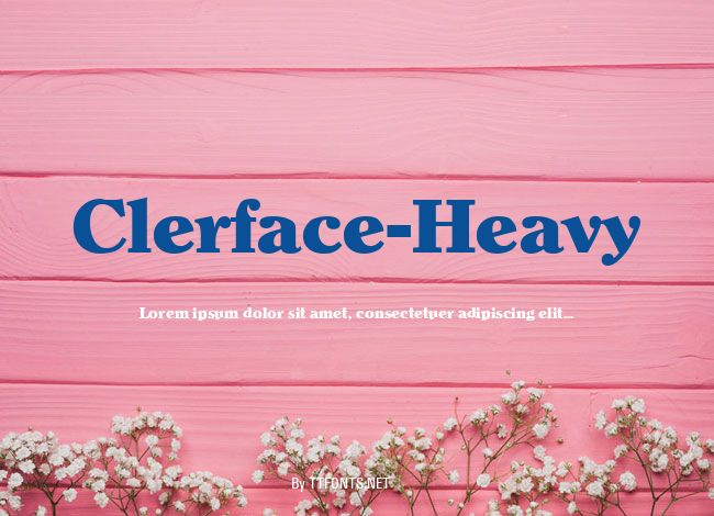 Clerface-Heavy example