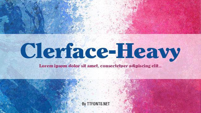 Clerface-Heavy example
