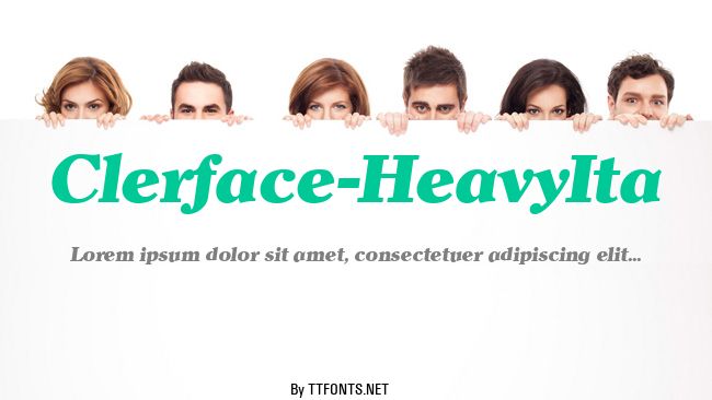 Clerface-HeavyIta example