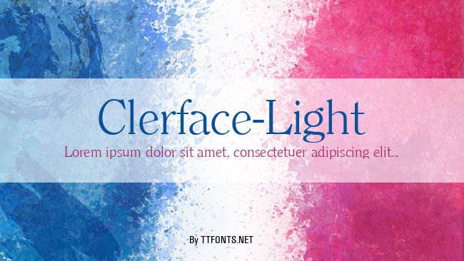 Clerface-Light example