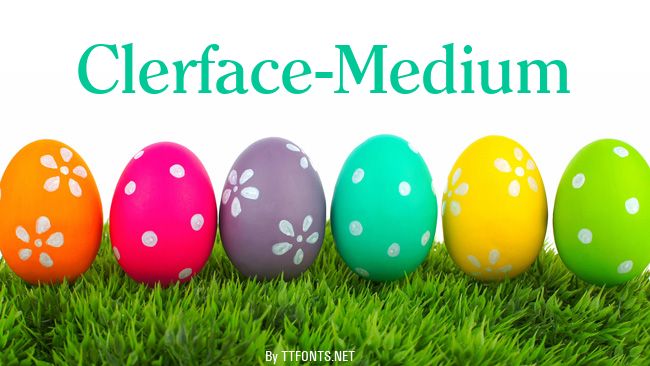 Clerface-Medium example