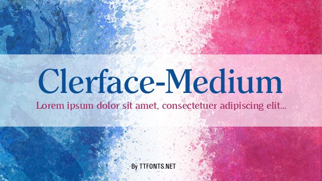 Clerface-Medium example