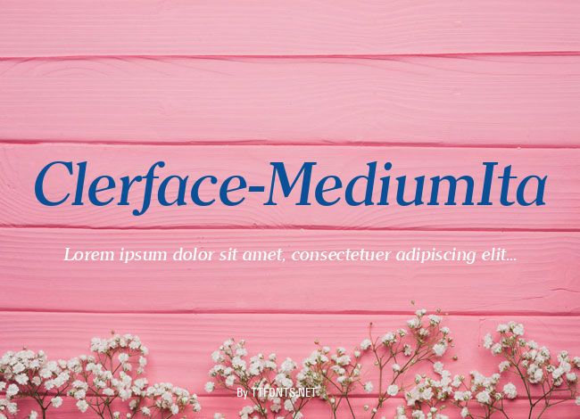 Clerface-MediumIta example