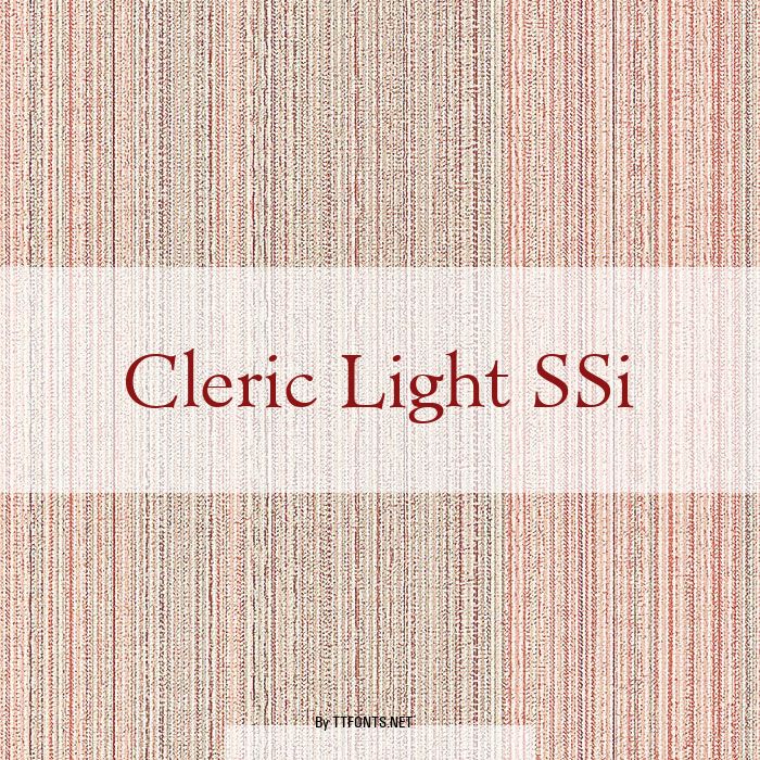 Cleric Light SSi example