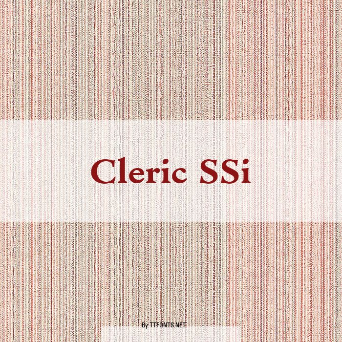 Cleric SSi example