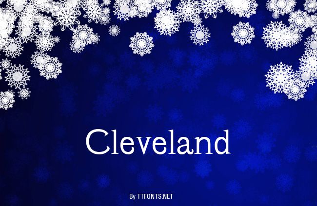 Cleveland example