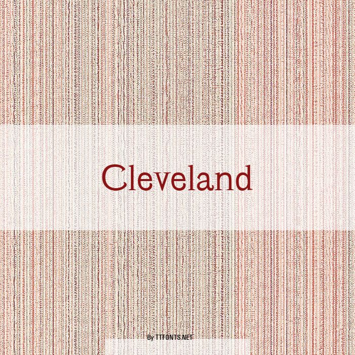 Cleveland example