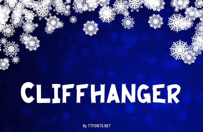 Cliffhanger example