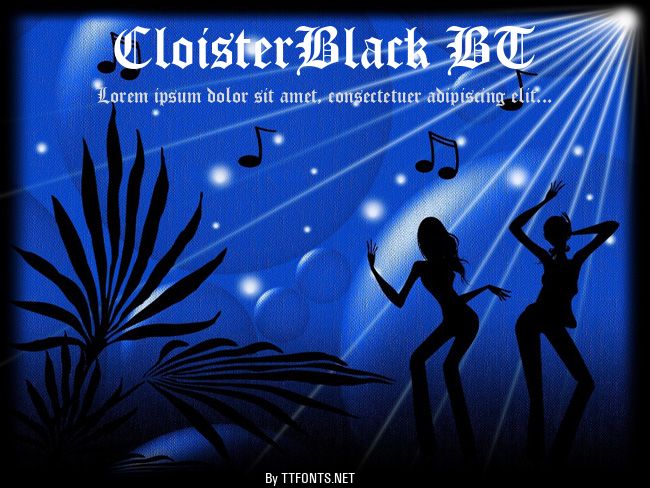 CloisterBlack BT example