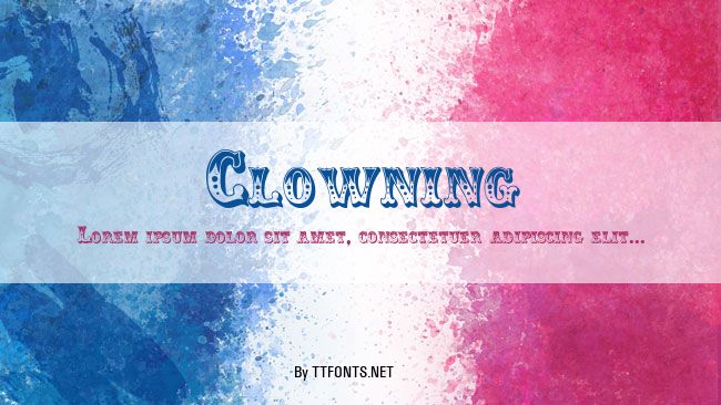 Clowning example