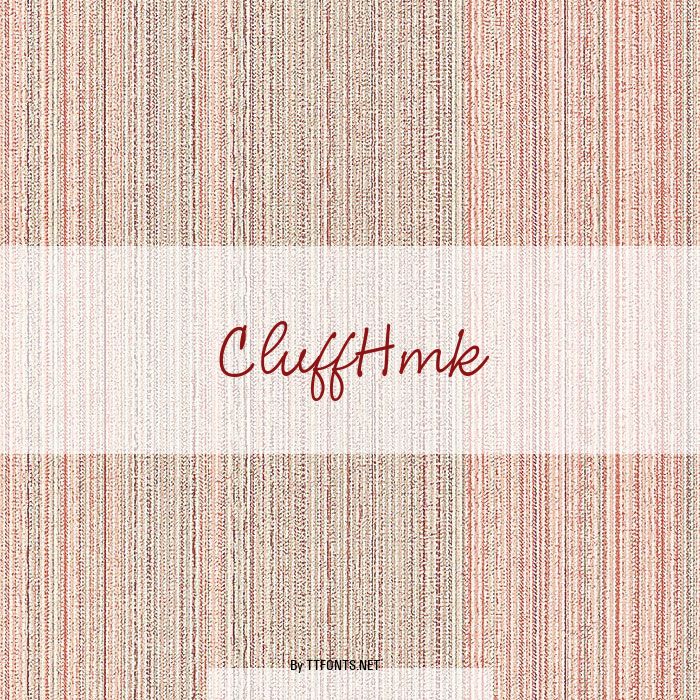 CluffHmk example