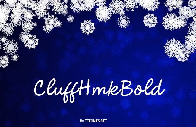 CluffHmkBold example