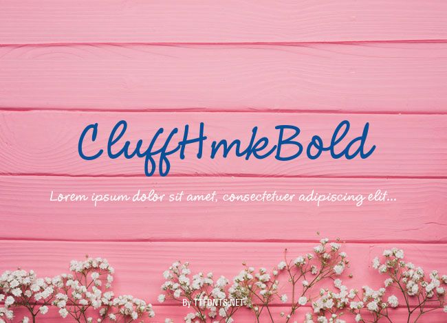 CluffHmkBold example