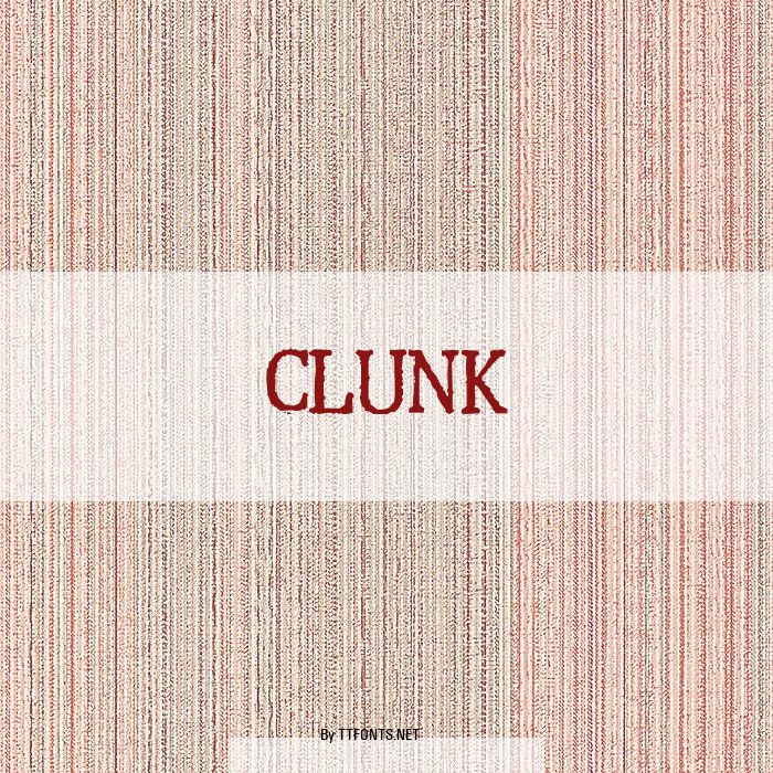 Clunk example