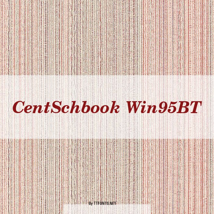 CentSchbook Win95BT example