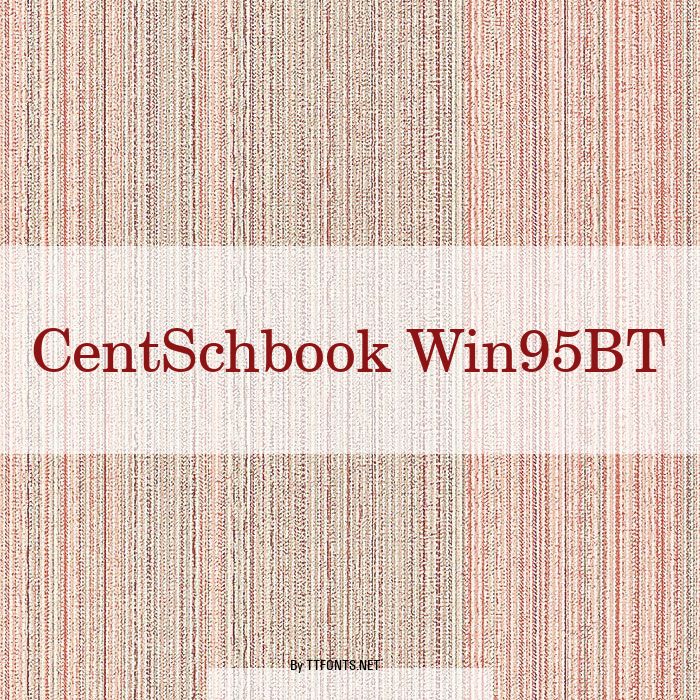 CentSchbook Win95BT example