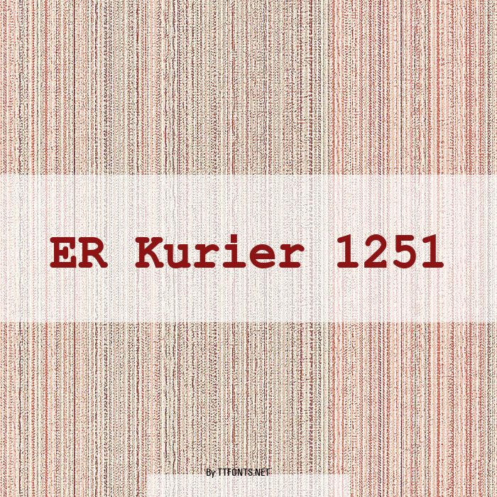 ER Kurier 1251 example