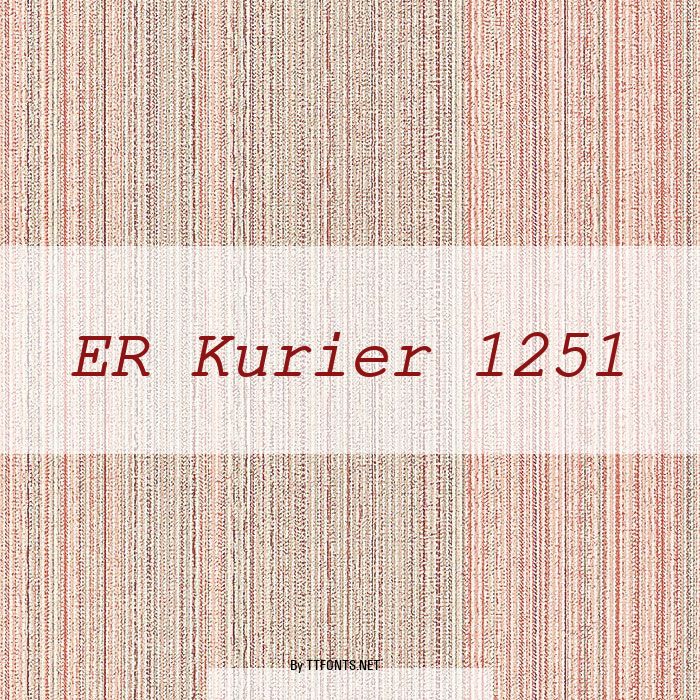 ER Kurier 1251 example