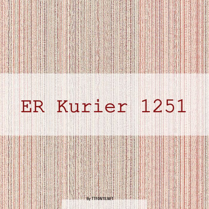 ER Kurier 1251 example