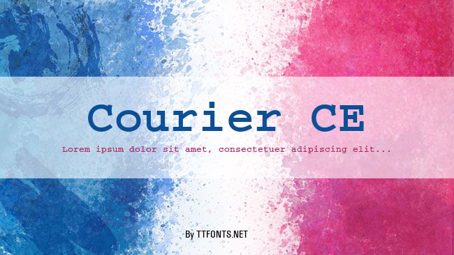 Courier CE example