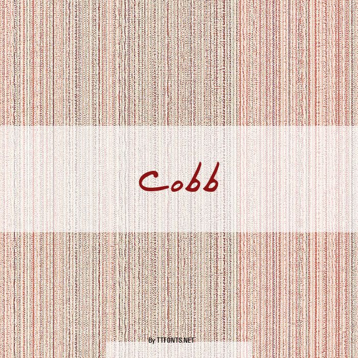 Cobb example
