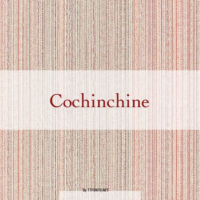 Cochinchine example