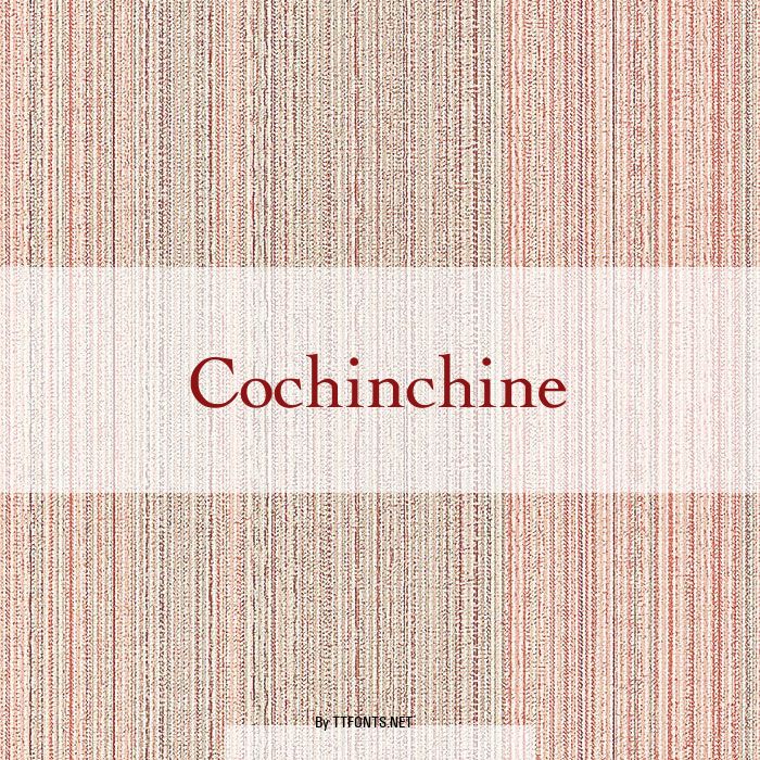 Cochinchine example