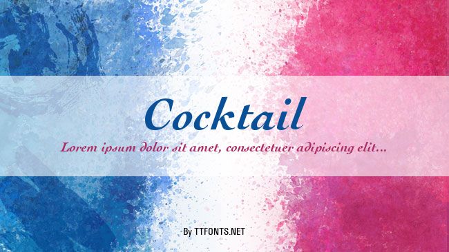 Cocktail example