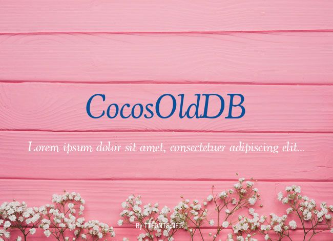 CocosOldDB example