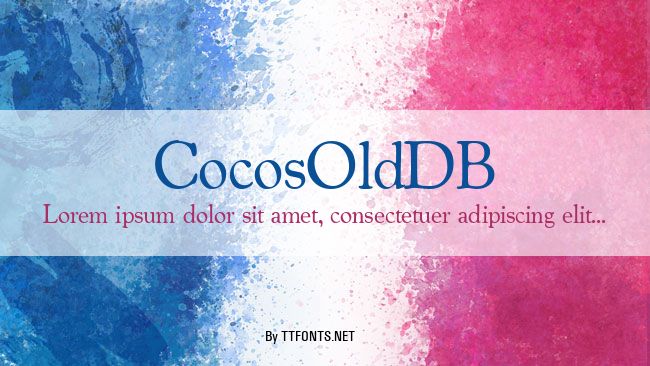 CocosOldDB example