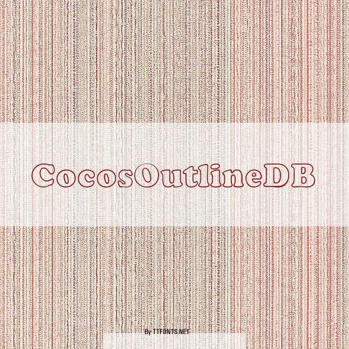 CocosOutlineDB example