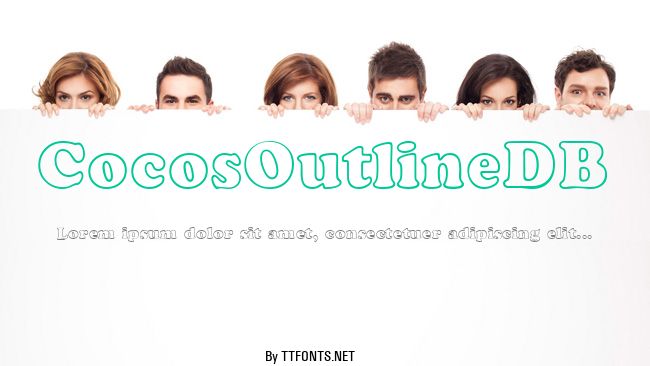 CocosOutlineDB example
