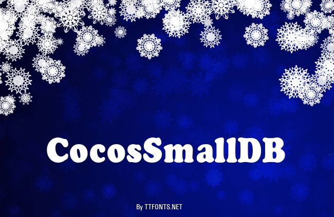 CocosSmallDB example